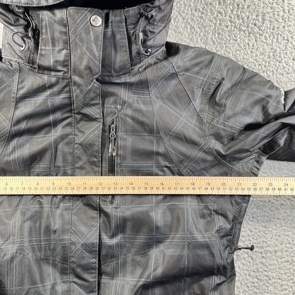 Columbia Nordic Point Interchange Jacket Women's Large Plaid Omni-Heat XL7108 - Picture 15 of 16